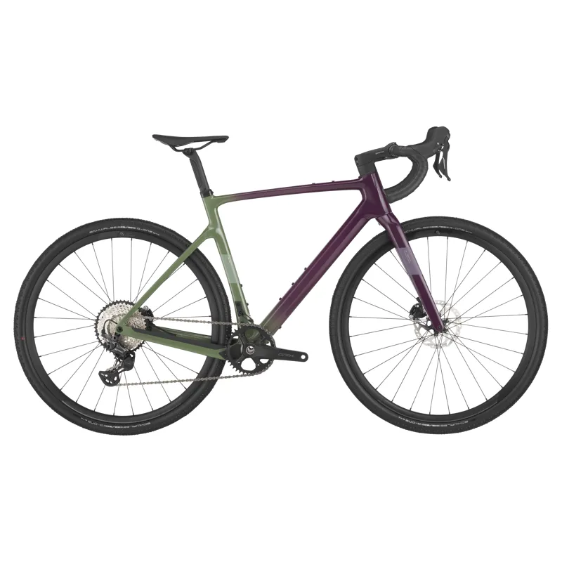 Scott Addict Gravel 40 Carbon - Olivine Blackberry