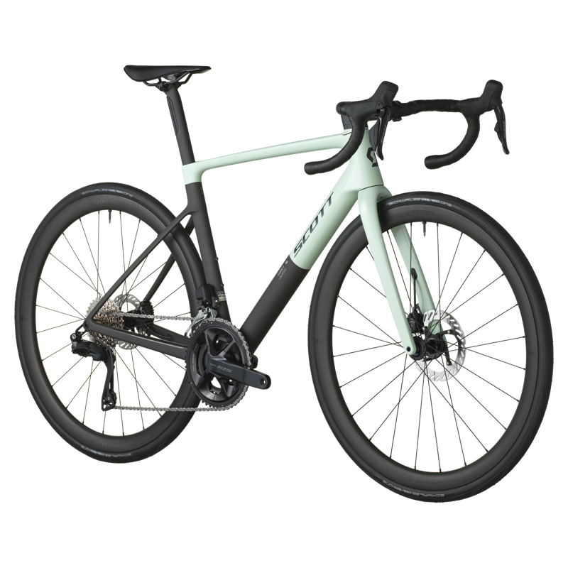 Scott Addict RC 30 Road Bike in Frozen Green/Carbon Black-1