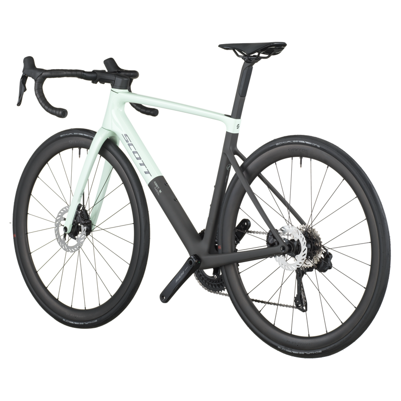 Scott Addict RC 30 Road Bike in Frozen Green/Carbon Black-2