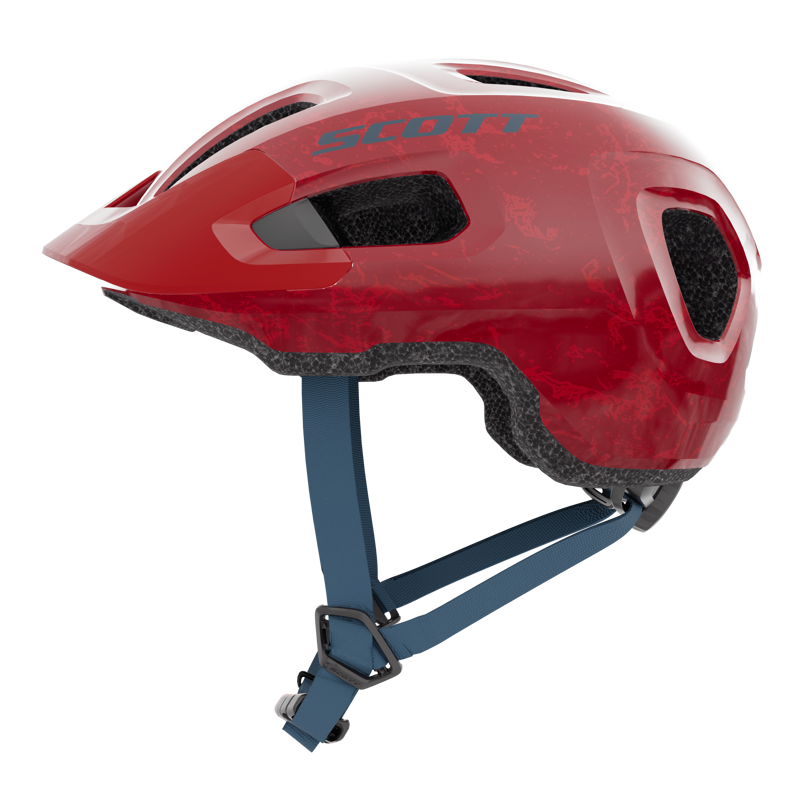 Scott Supra Junior Cycle Helmet in Corsa Red-1