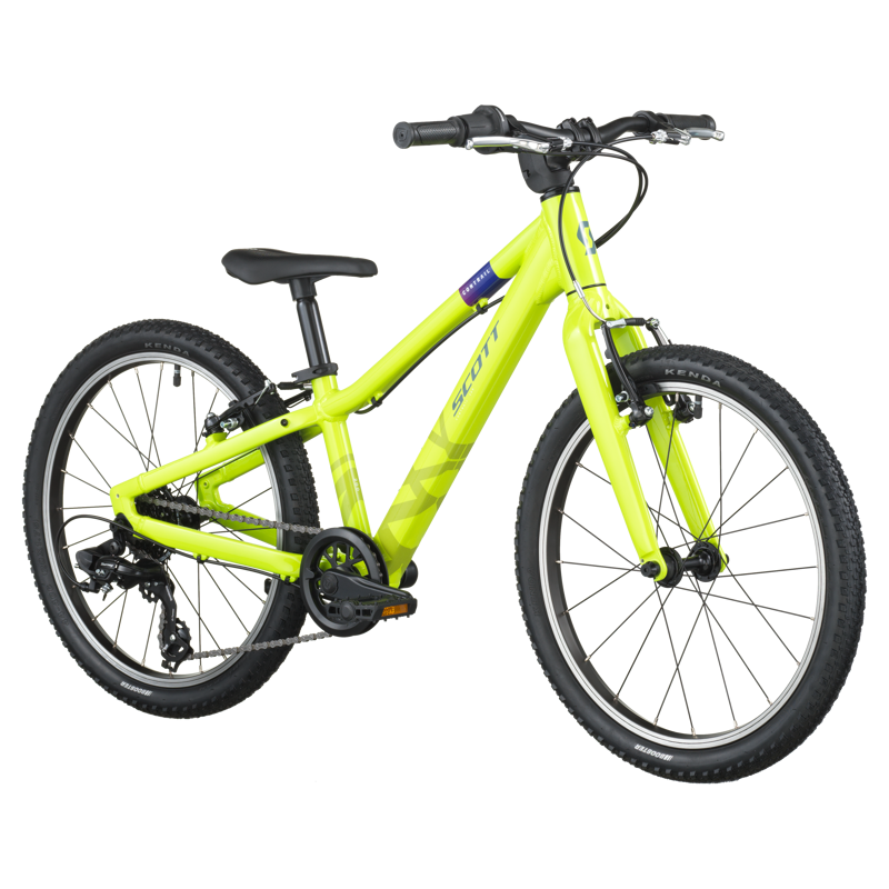 Scott Contrail 200 Kids Bike In Sulphur Green-1