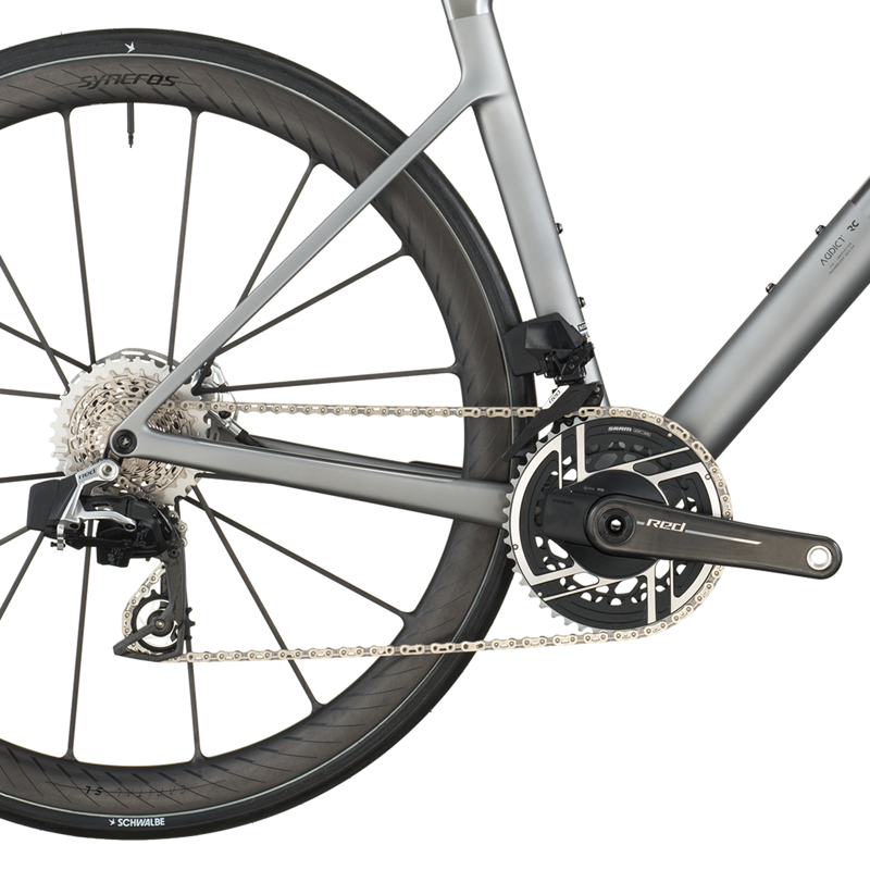 Scott Addict RC Ultimate Road Bike in Chrome Silver-3