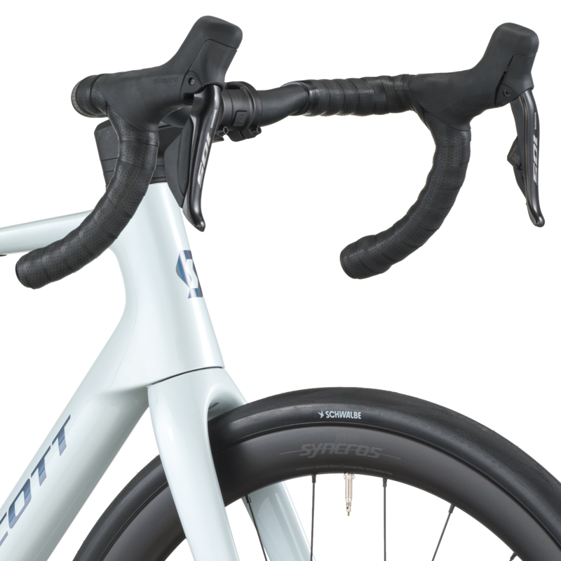 Scott Addict 30 Road Bike in Cumulus White-4