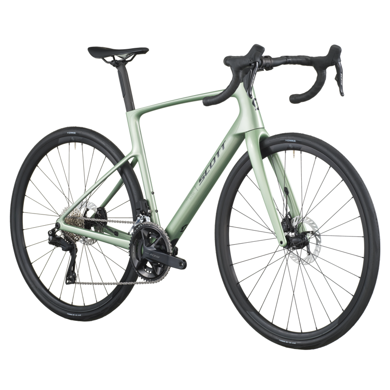 Scott Addict 40 Road Bike in Reseda Green-1