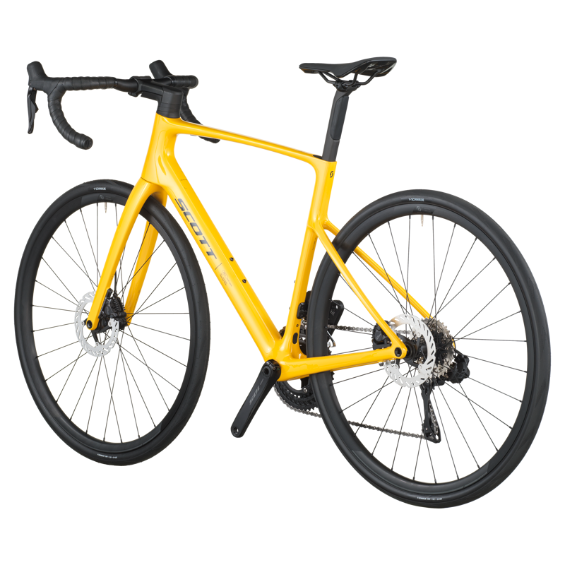 Scott Addict 40 Road Bike in Vivid Yellow-2