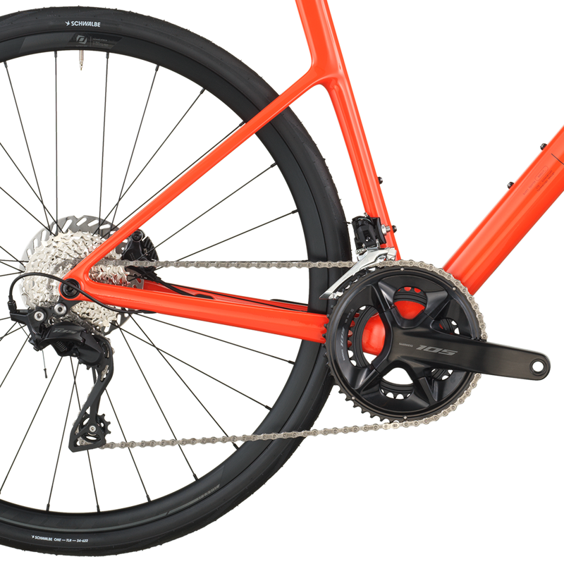 Scott Addict 50 Road Bike in Flame Orange-3