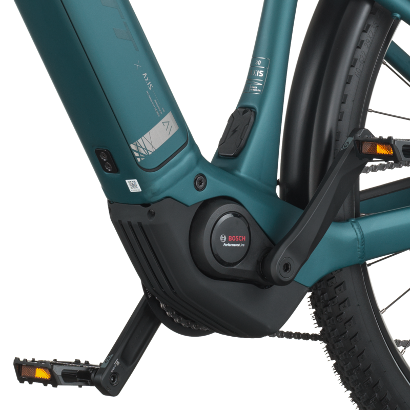 Scott Axis 30 eHybrid Bike in Cypress Green-5