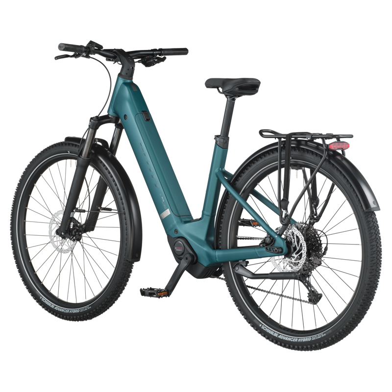 Scott Axis 30 Wave eHybrid Bike in Cypress Green-2