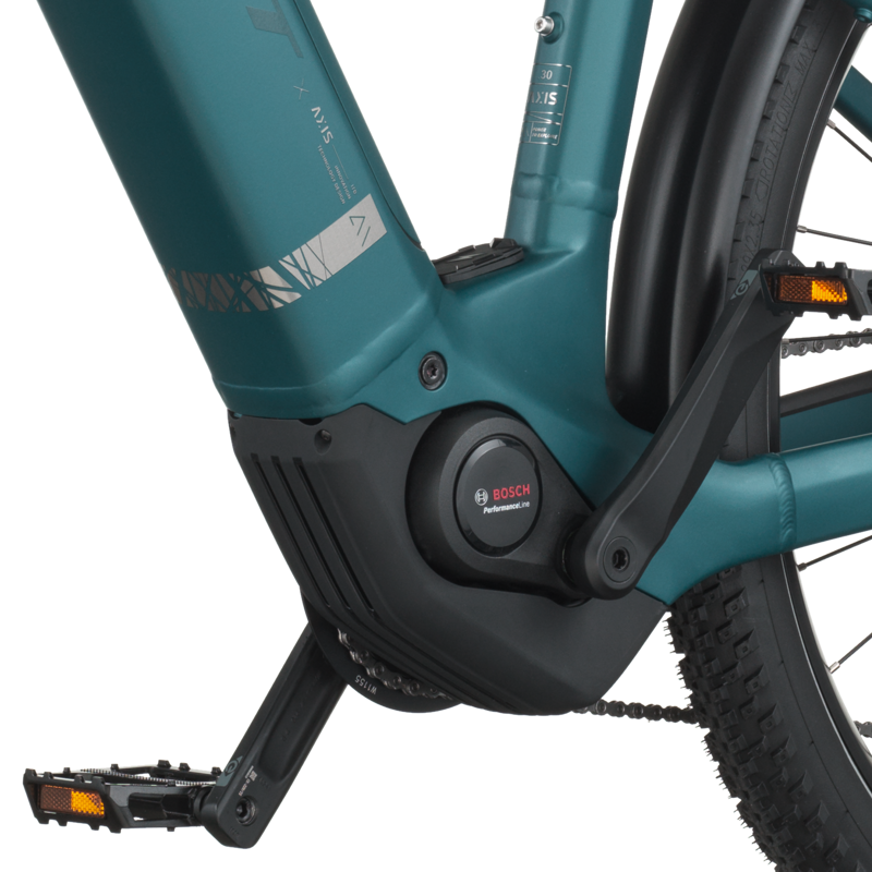 Scott Axis 30 Wave eHybrid Bike in Cypress Green-5