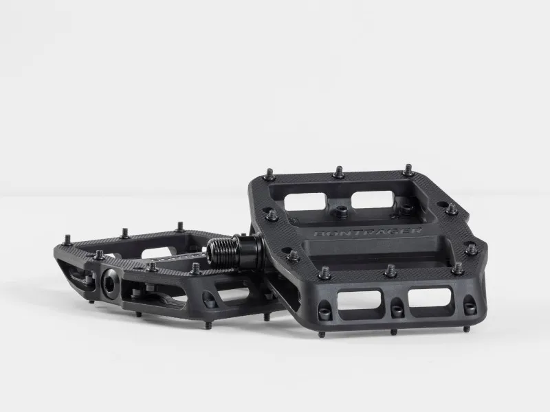 Bontrager Line Elite Flat Mountain Bike Pedals in Black-1