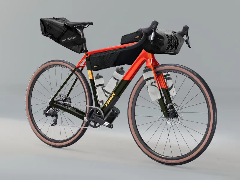 Trek Checkpoint SL 5 AXS Gravel Bike In Lava/Black Olive-1