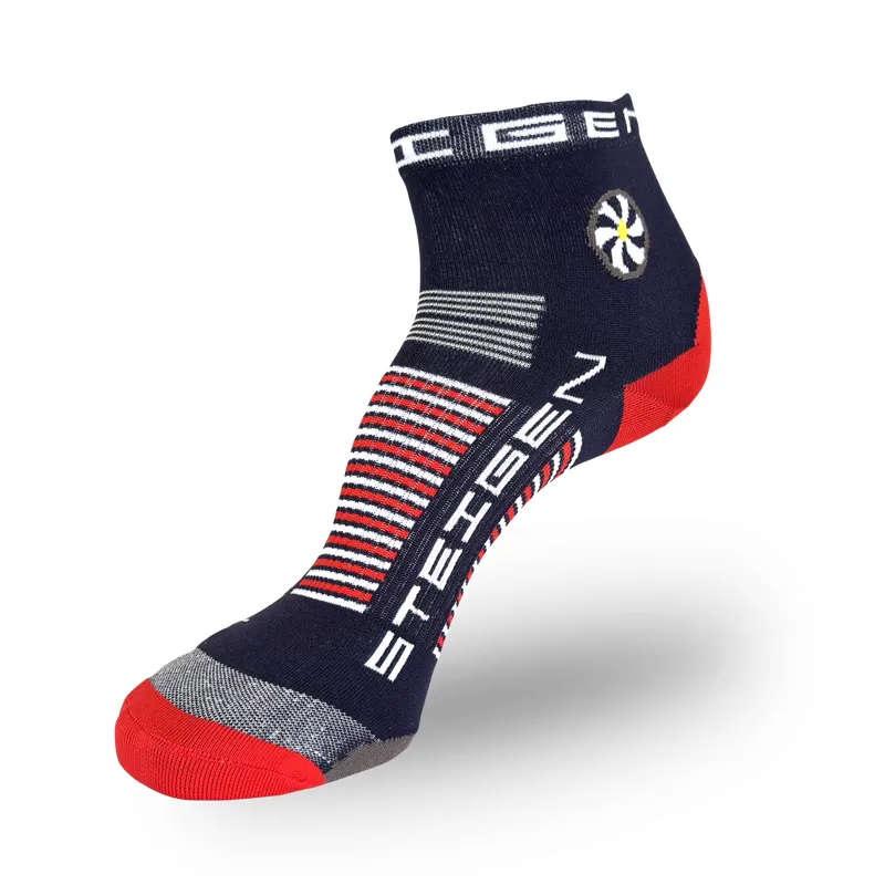 Steigen Navy 1/4 Length Socks 