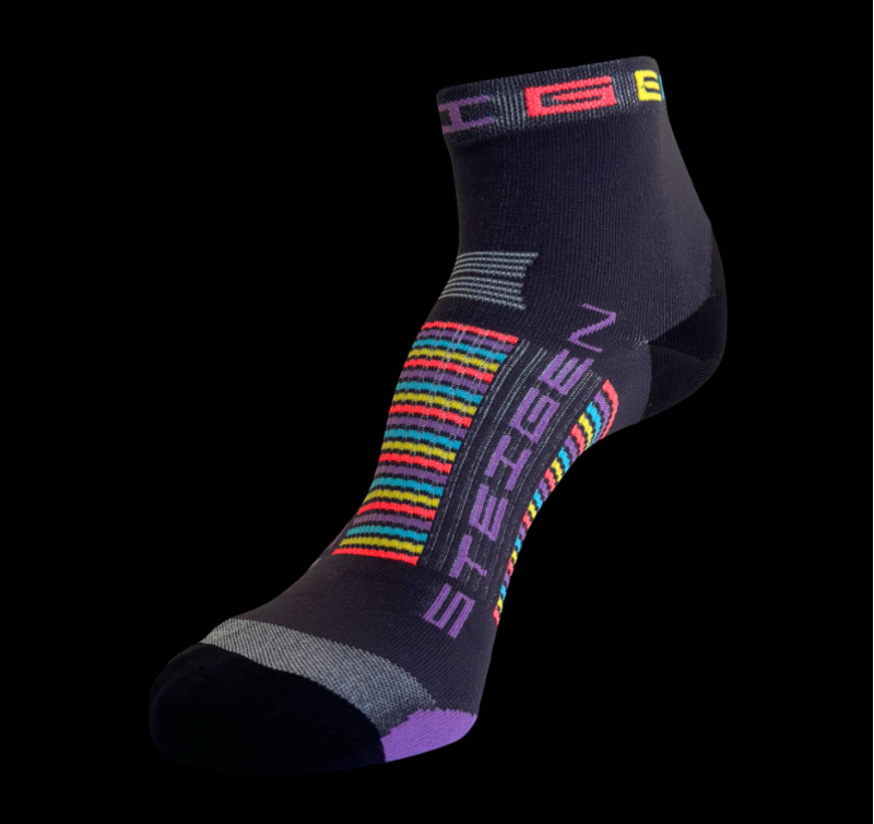 Steigen 1/4 Length Grey Socks