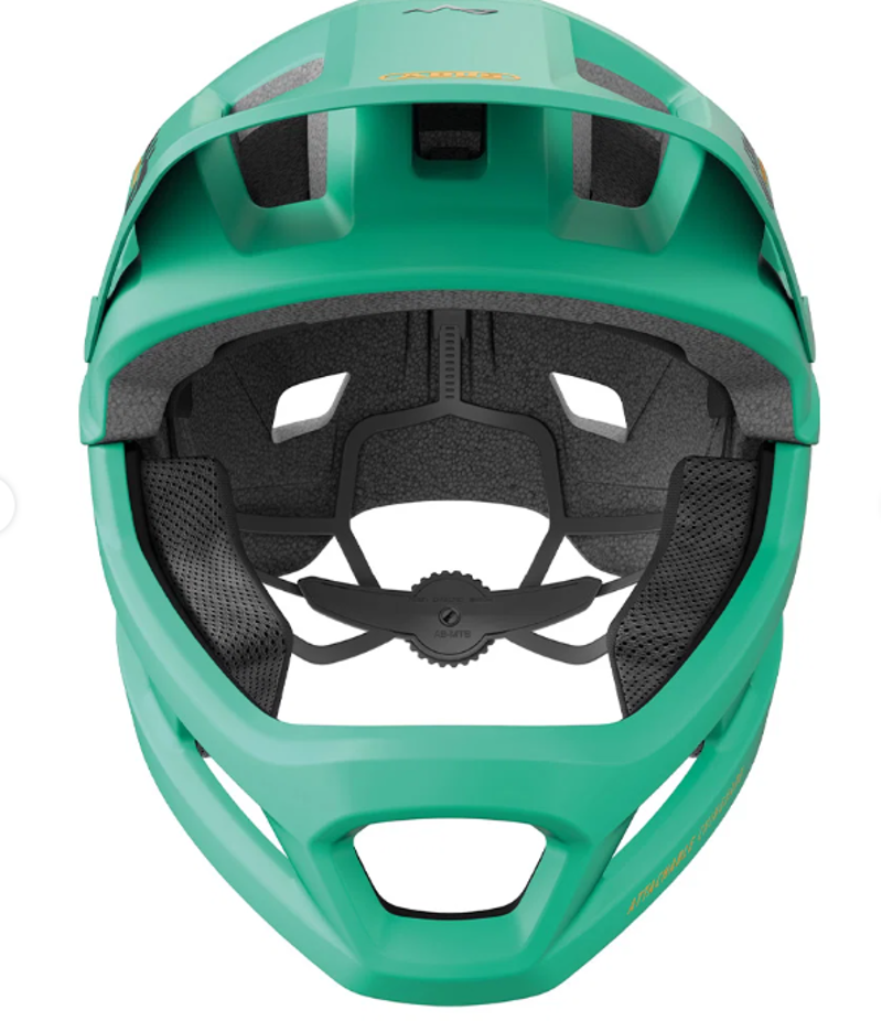 Abus YouDrop Youth Full Face Helmet Green 48 - 55cm-1