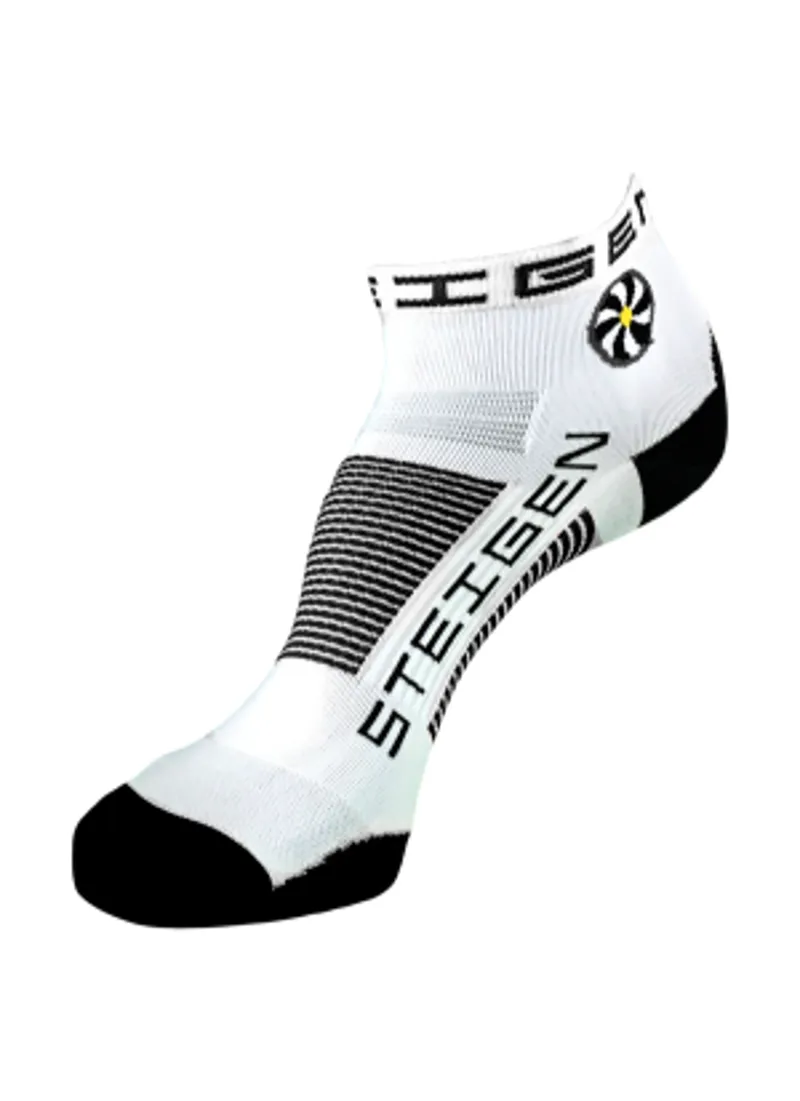 STEIGEN Socks 1/4 Length White