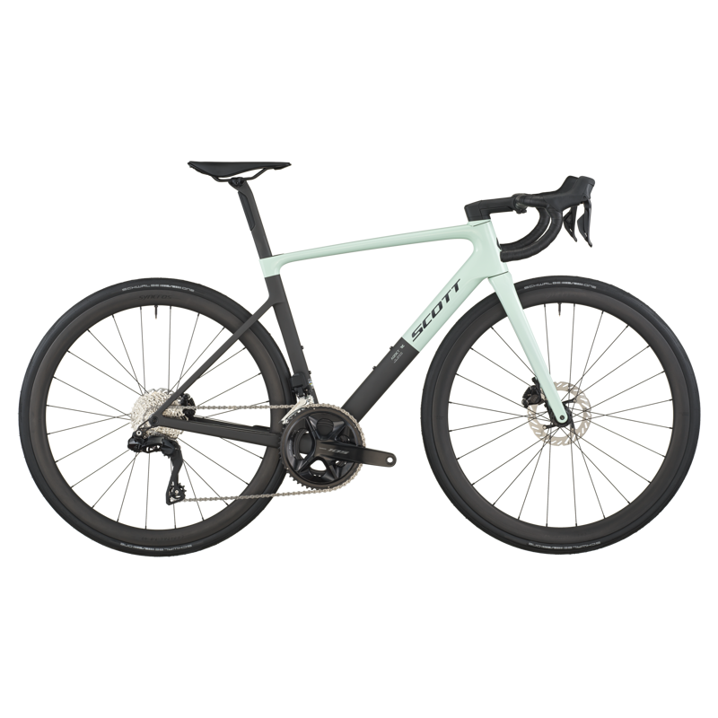 Scott Addict RC 30 Road Bike in Frozen Green/Carbon Black