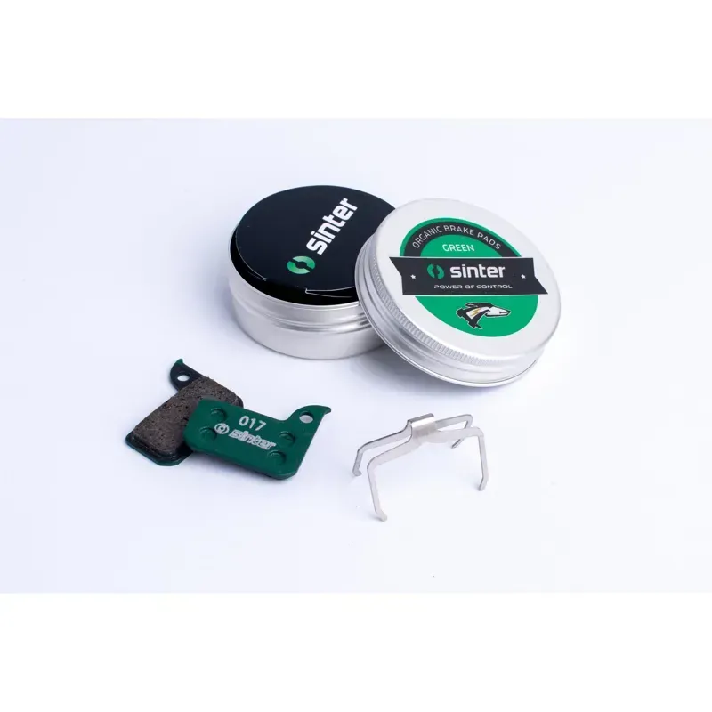 Sinter Disc Brake Pads - 017 Sram s2032 - Single Pair Metal Can Carded 2022: GREEN one size