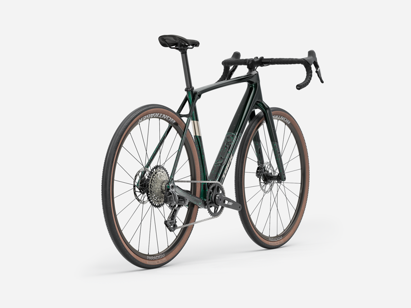 Trek Checkpoint SL 6 AXS Gravel Bike in Dark Green/Ivy Smoke Splatter-1