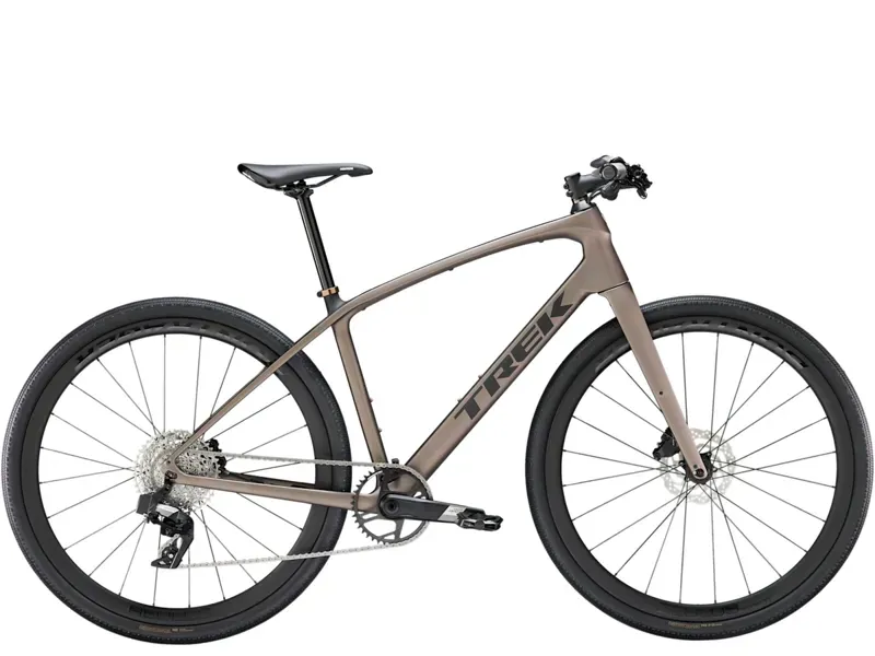 Trek FX Sport SL 6 Hybrid Bike in Matte Bronze Age/Deep Smoke