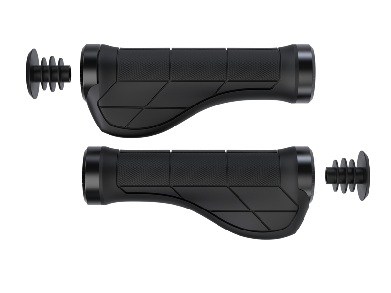 Trek Ergonomic Pro MTB Grip Set 130mm in Black-1