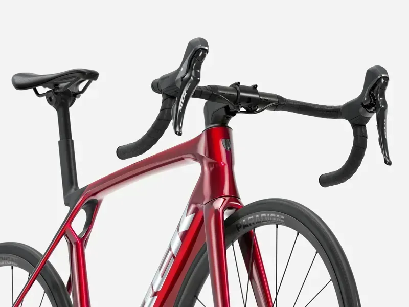 Trek Madone SL 5 Gen 8 Road Bike in Gloss Fury Red/Matte Deep Smoke-4