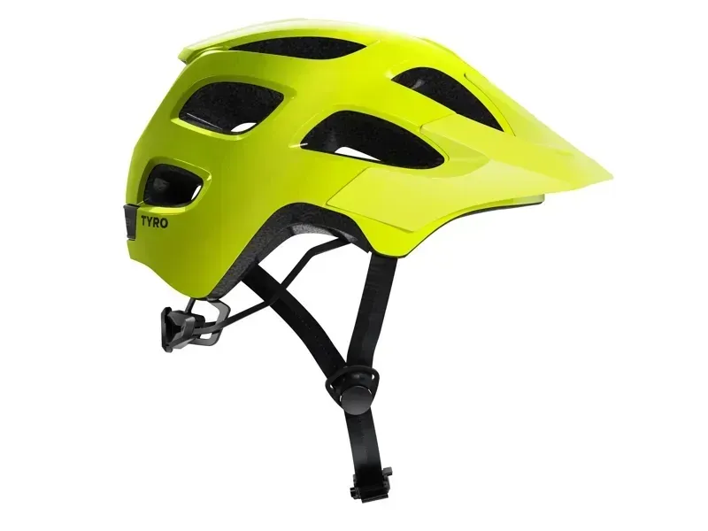 Trek Tyro Youth Bike Helmet in Radioactive Yellow/Power Surge-1