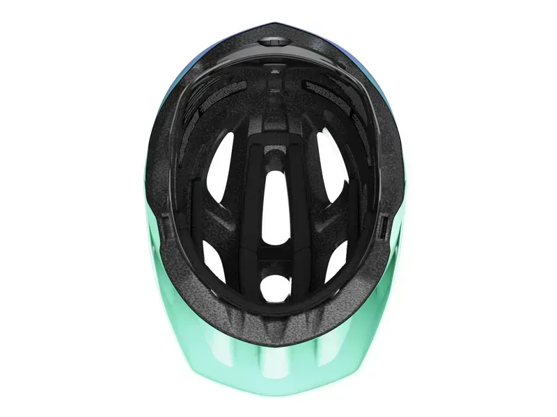 Trek Tyro Youth Helmet in Aloha Green/Ultra Violet-5
