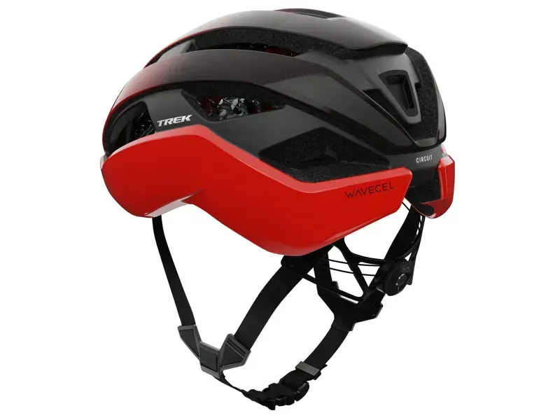 Trek Circuit WaveCel Helmet In Red/Black-4