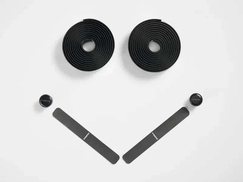 Trek Double Gel Cork Handlebar Tape Set In Black-3