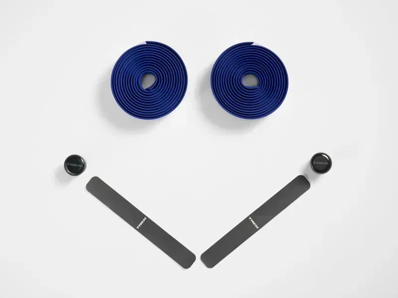 Trek Gel Cork Handlebar Tape Set In Hex Blue-3