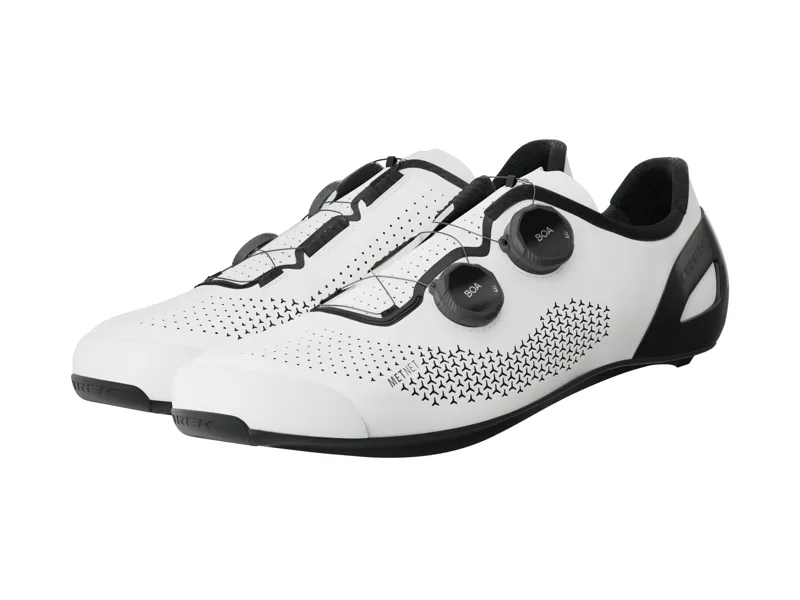 Trek RSL Road Cycling Shoes In White-4