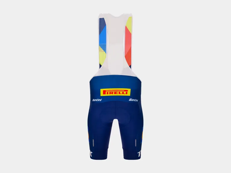 Short Santini Trek Replica Bib Blue/ Yellow BLUE/YELLOW Large-1