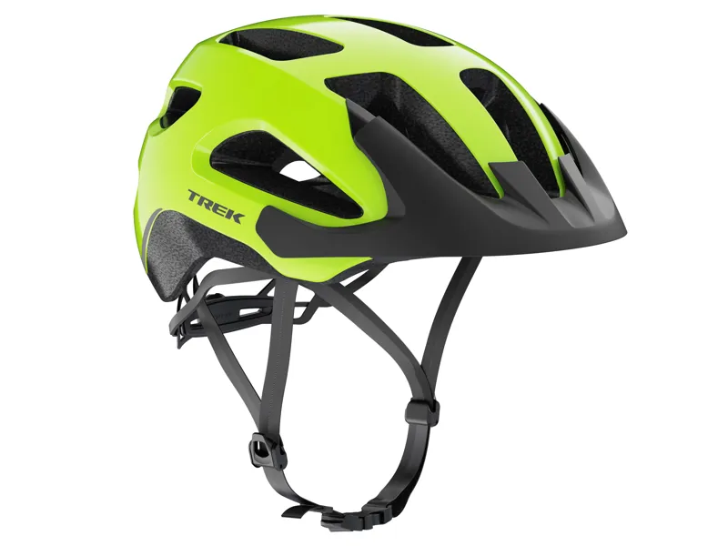 Trek Solstice Bike Helmet in Radioactive Yellow-3