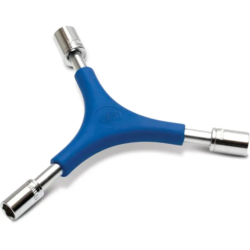 Motion Y-Drive Wrench w/ Allen Key Sockets in Blue/Silver