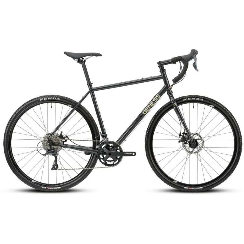 Genesis Croix De Fer 10 Steel Gravel Bike in Black