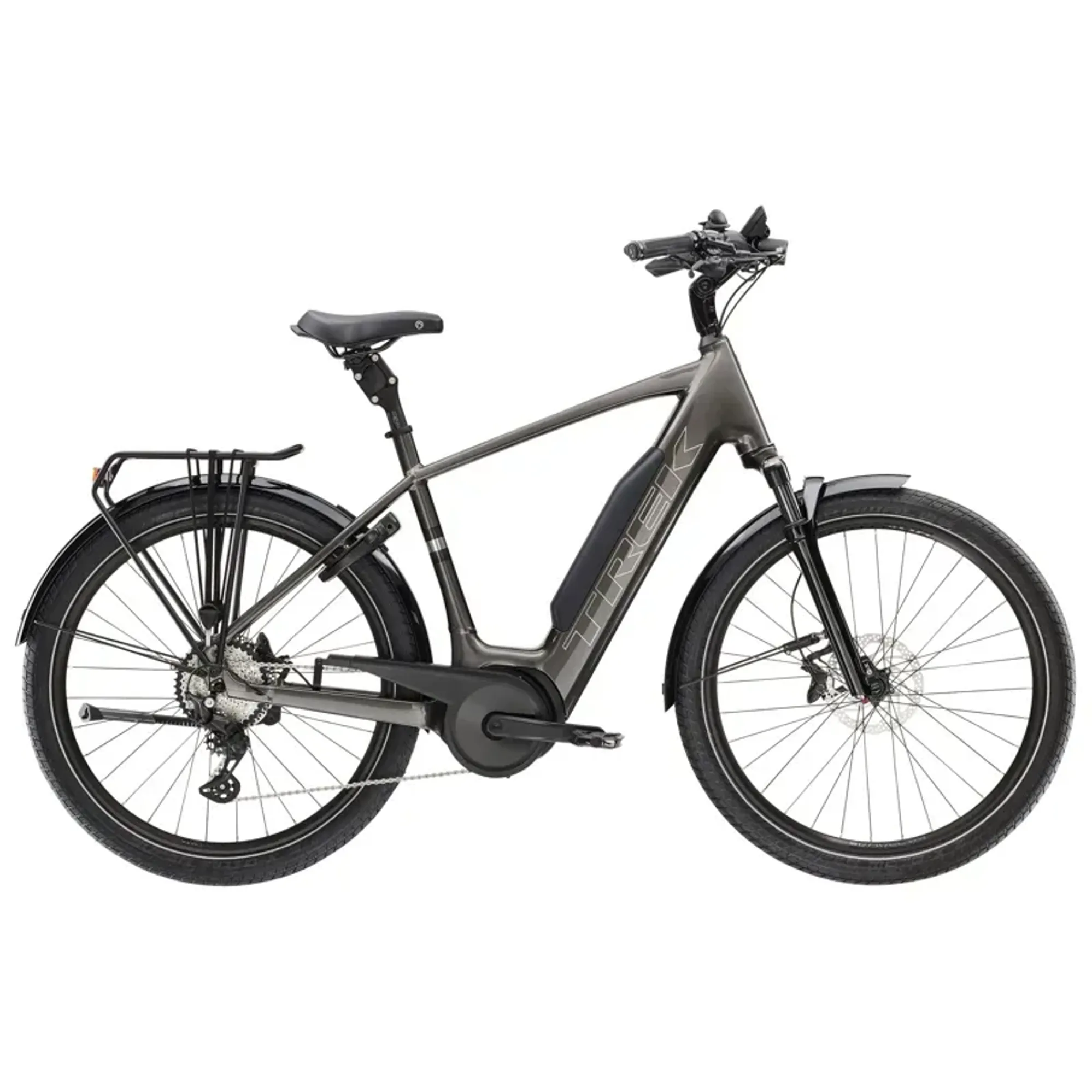 Trek Verve+ 800w Electric City Bike in Mercury