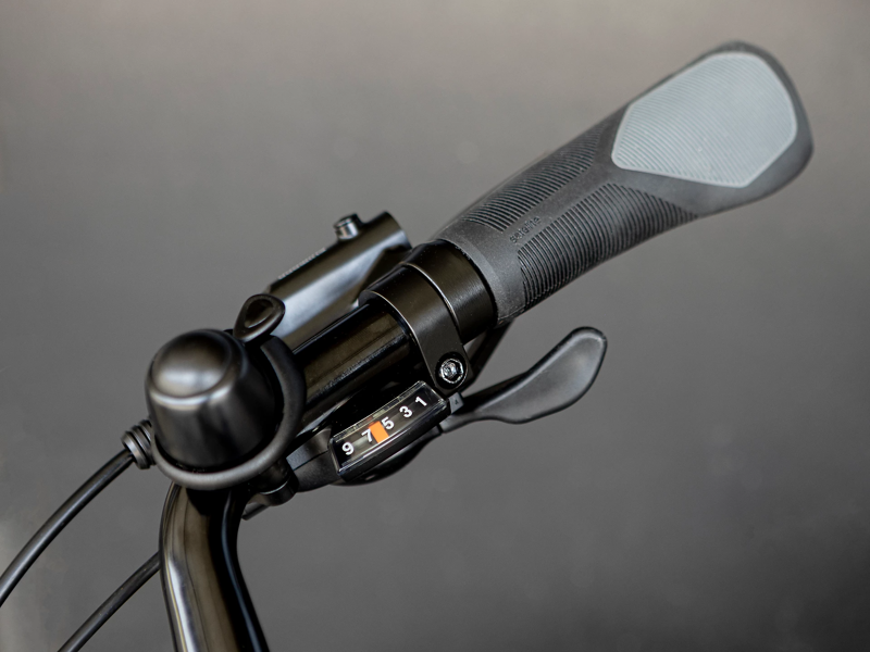 Trek Verve+ 3 Lowstep Hybrid Bike in Alpine Blue-1