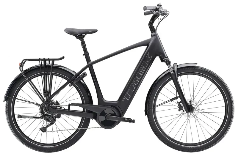 Trek Verve+ 3 545WH E-Hybrid Bike in Matte Trek Black