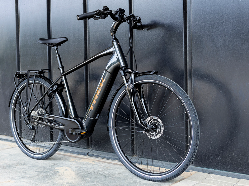Trek Verve+ 4 Electric Hybrid Bike in Grey-11