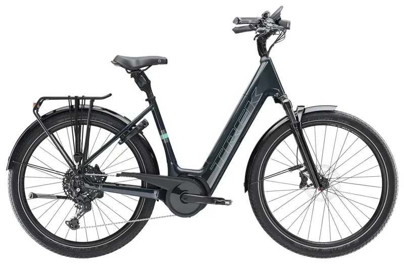 Trek Verve+ 5 Lowstep 800w Electric City Bike in Nautical Navy